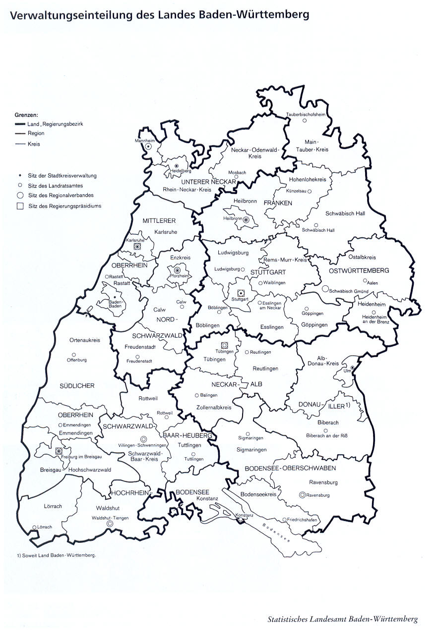 Kreise in Baden-Wrttemberg