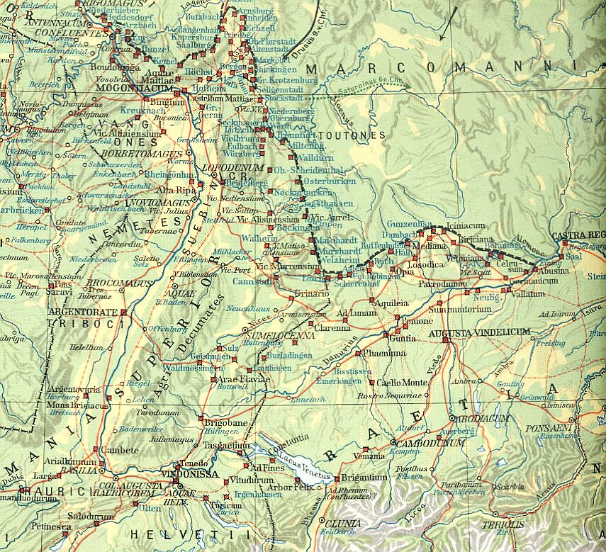 Lexikon Geschichte Baden+Württemberg: Karten B.-W.